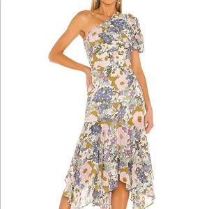 ASTR Santorini One Shoulder Dress